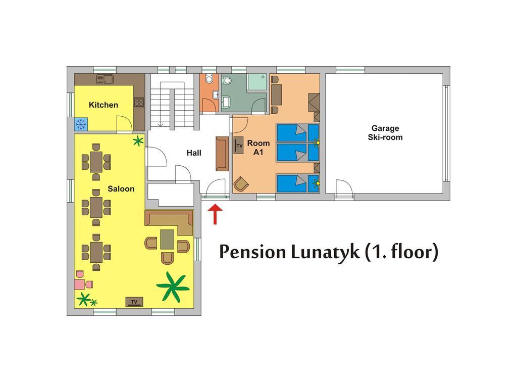 Pension Lunatyk Liptovský Mikuláš Eksteriør billede